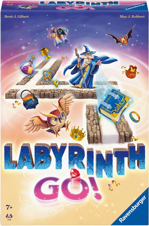 Image du produit Ravensburger Jeu de famille 24699 - Labyrinthe Go! - Jeu de société pour 1 - 4 personnes (Anglais, Portugais, Allemand, Néerlandais, Français, Italien, Espagnol)