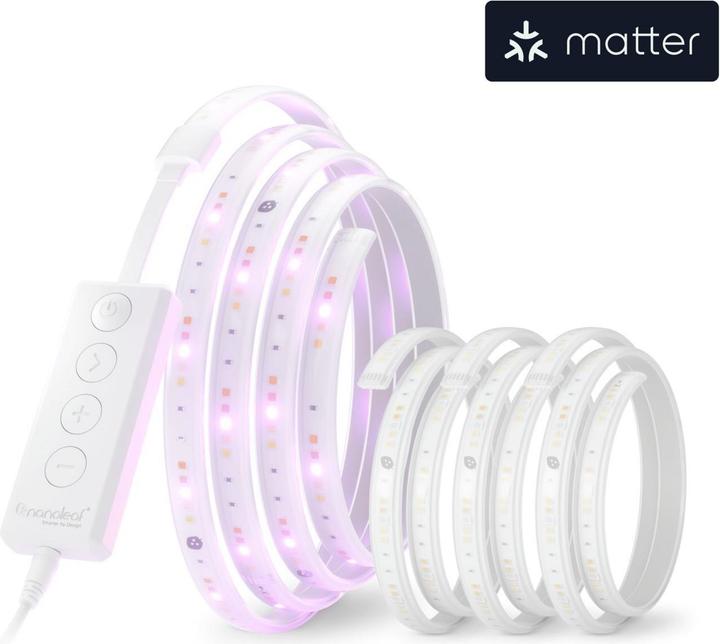 Image du produit Nanoleaf Essentials Matter Multicolour Lightstrip 5 mètres (RGBIC, 500 cm, Intérieur)