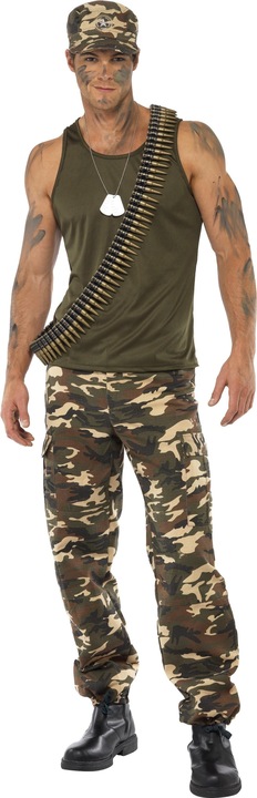 Image du produit Smiffys Army - Camo kaki (L)