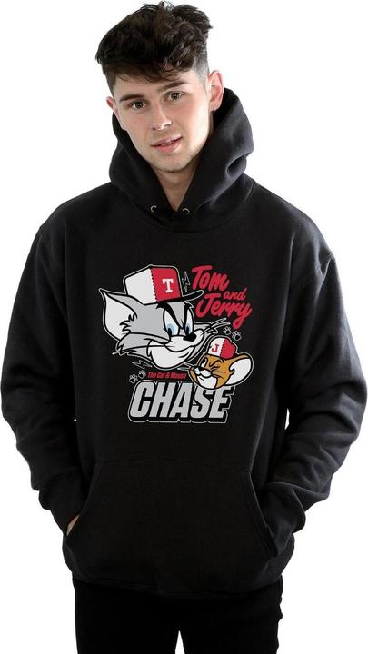 Immagine prodotto Tom & Jerry Cat & Mouse Chase Felpa con Cappuccio Uomo (XL)