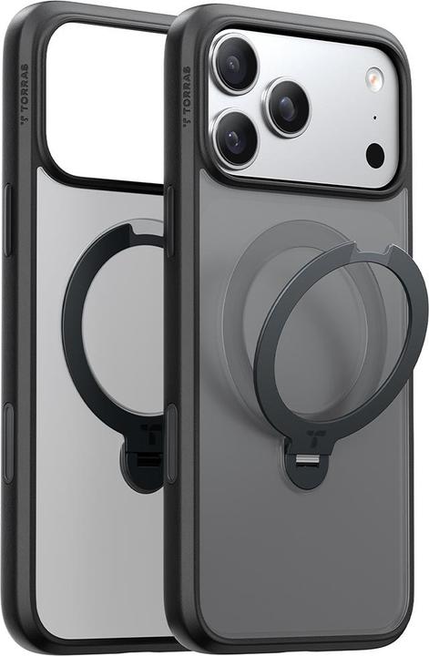 Produktbild Torras - Ostand Spin Series - iPhone 17 Pro Max - Black (Apple iPhone 17 Pro Max)