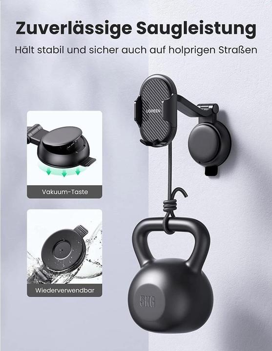 Actual product image Ugreen LP405 Suction Cup