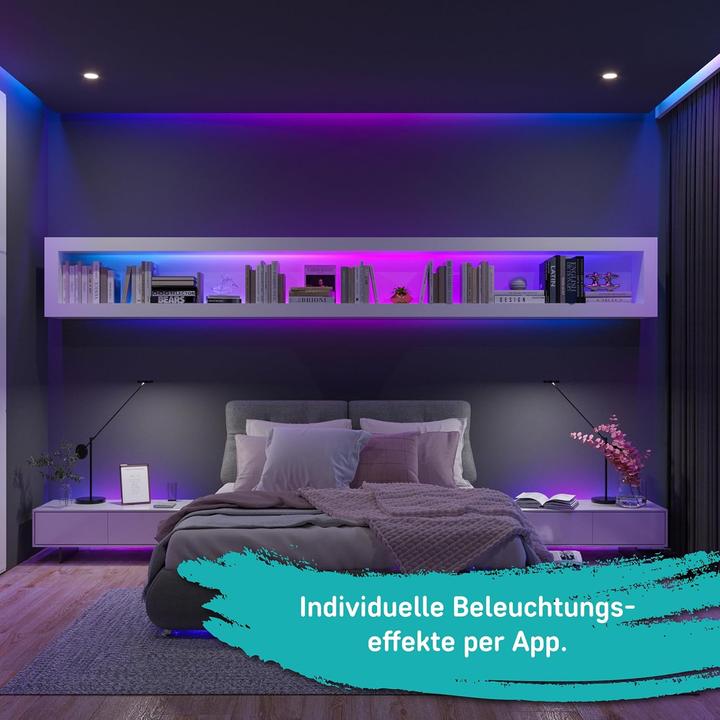 Actual product image Müller Licht LED light strip Strip smart RGB digital 5m Music Sensor IP 44 21000127 (RGB, 500 cm, Outdoor)