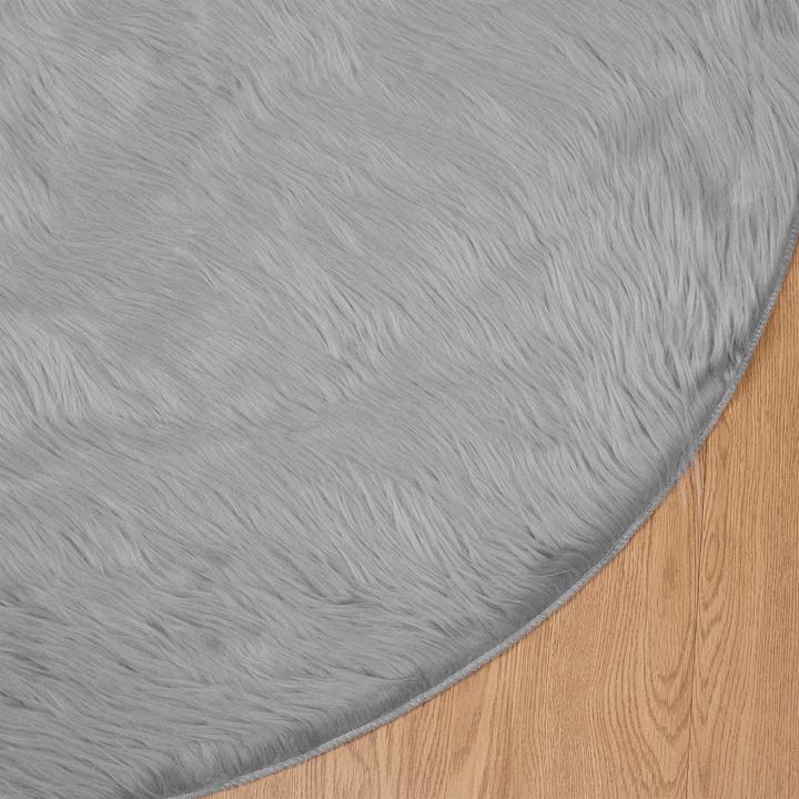 Produktbild vidaXL Kunstschaffell Teppich (120 cm)