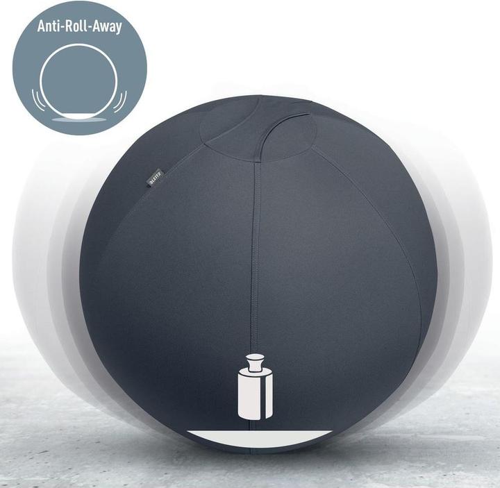 Actual product image Leitz Seat Ball Active Ø 55cm velvet grey (55 cm)