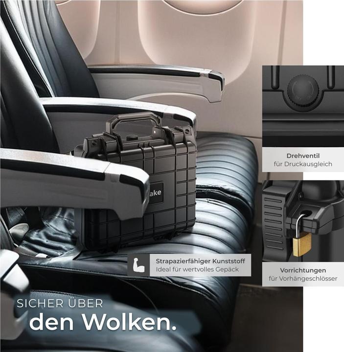 Produktbild tectake Fotokoffer Universalbox (Fotokoffer, 4.40 l)