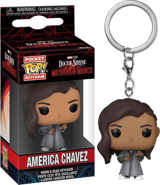 Actual product image Funko Portachiavi Pop! Dr Strange 2 : America Chavez (B)