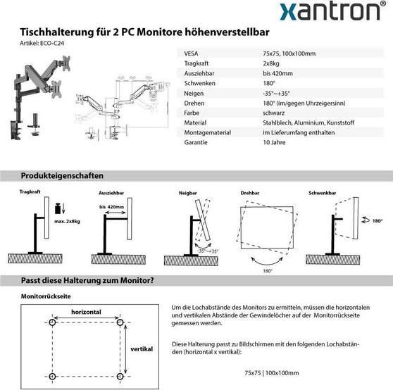 Image du produit Xantron ECO-C24 (Tables, 32")