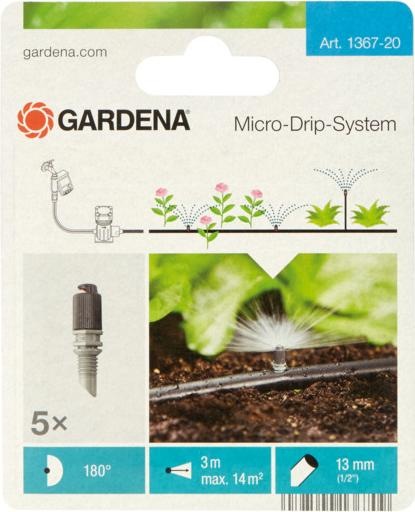 Immagine prodotto Gardena Ugello a spruzzo 180 (Gocciolatore per irrigazione a goccia)