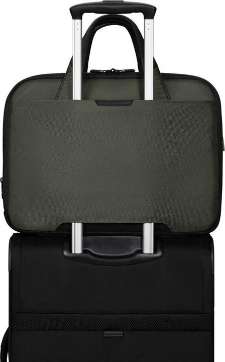 Actual product image Samsonite Laptopschoudertas - Pro-Dlx 6 Bailhandle 15.6 inch Uitbreidbaar 16/23 l - Green (15.60")