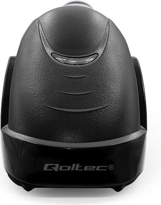 Immagine prodotto Qoltec Laserowy czytnik kodów kreskowych 1D | 2D | czarny (Codice QR, Codici a barre 1D, Codici a barre 2D)