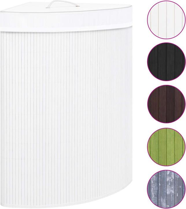 Actual product image vidaXL Eck-Wäschekorb (60 l)