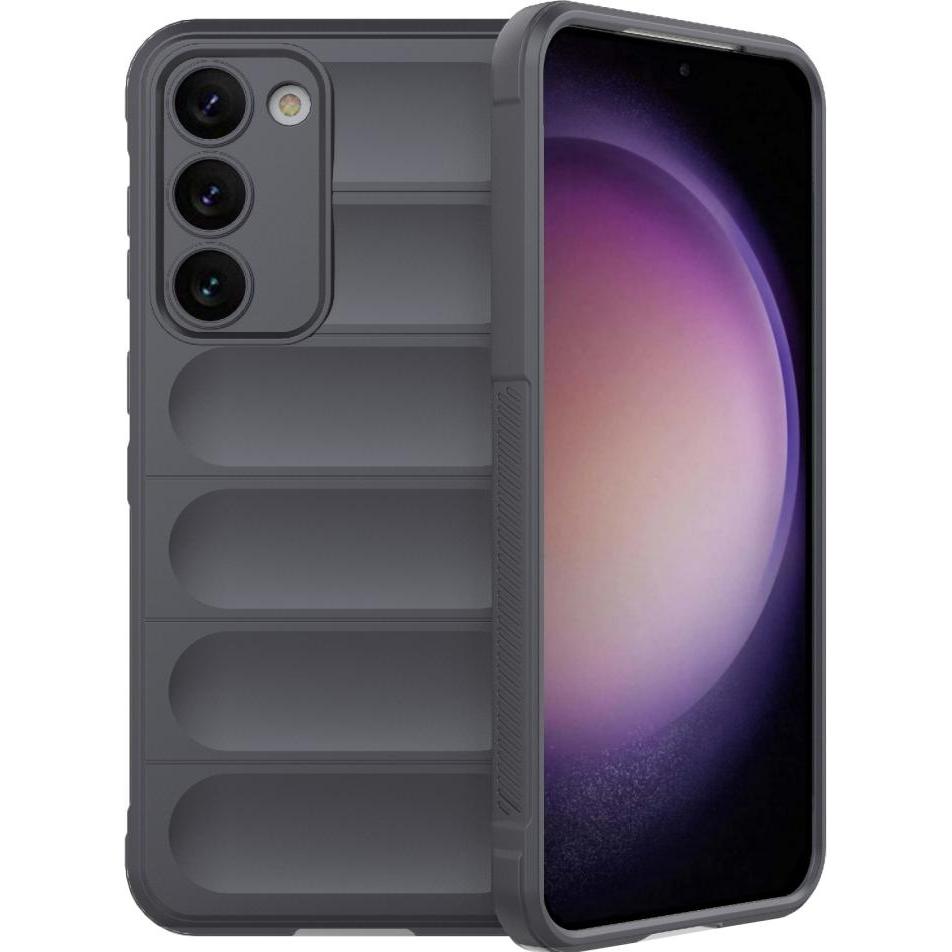 Screenguard CloudCase Samsung Galaxy S23+ TPU Hülle (Samsung Galaxy S23+), Smartphone Hülle, Grau