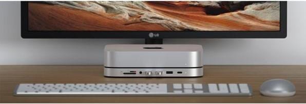 Productafbeelding Satechi USB-C standaard en hub voor Mac Mini (USB-C, 4 Havens)