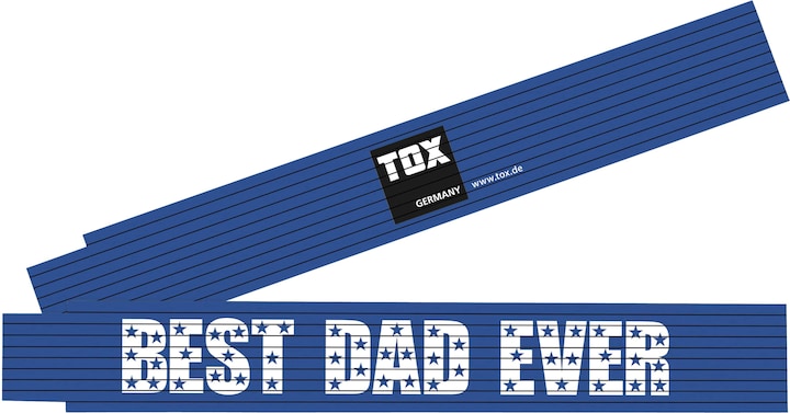 Actual product image Tox Double metre "Best Dad Ever", 2 m (mm, cm)