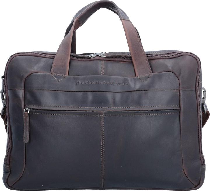 Actual product image The Chesterfield Brand Ryan -tietokonelaukku 17" kannettavalle, ruskea (17.32")
