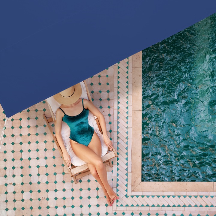 Actual product image Relaxdays Shade sail (550 x 450 x 0.1 cm)