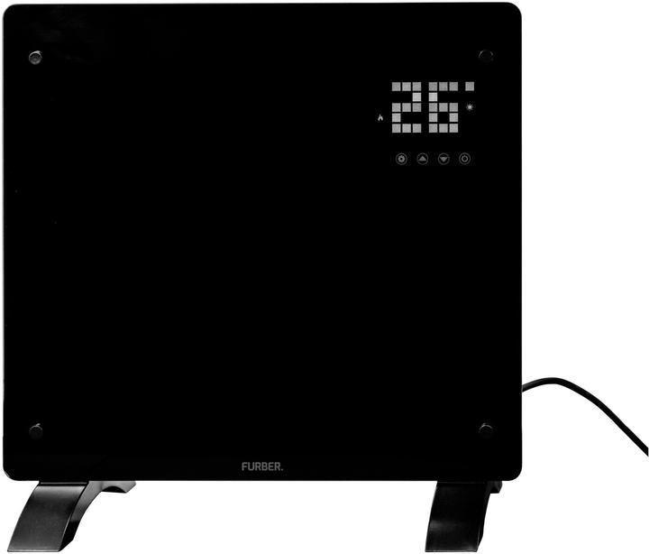 Furber Konvektor SAVI 1000 W, Schwarz, Detailfarbe: Schwarz