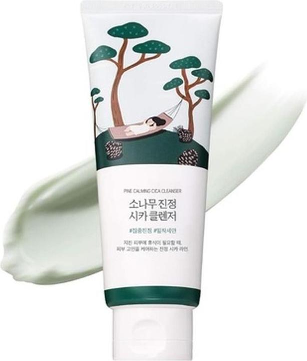 Actual product image Round Lab Pine Calming Cica Cleanser 5.07 Fl Oz Refreshing Face Wash for Acne (Cleansing Foam, 150 ml)