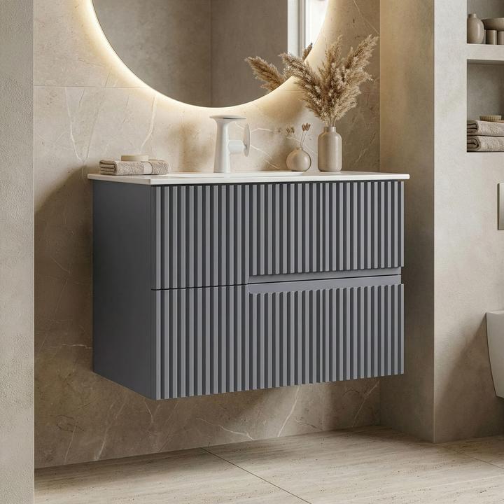 Produktbild Homitis Moonlight 70 v2 Bathroom Cabinet With Sink