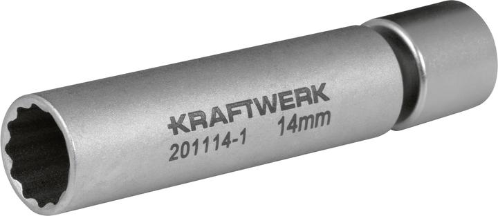 Produktbild Kraftwerk Zündkerzen-Stecknuss mit Gel. (14 mm)