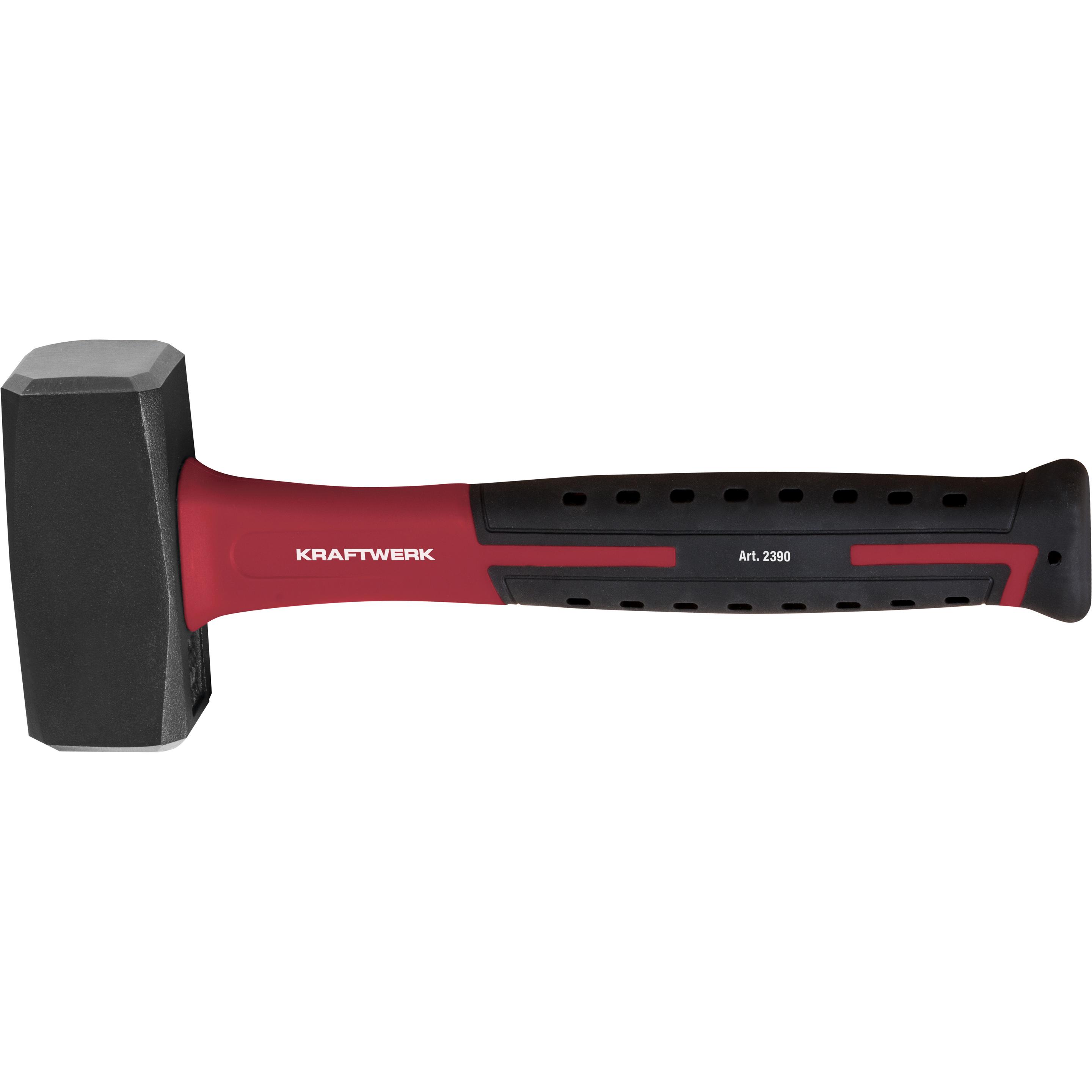 Kraftwerk, Hammer, Fäustel, Fiberglasstiel (1500 g)