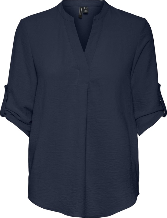 Vero Moda Fold-up Bluse mit 3/4 Ärmeln