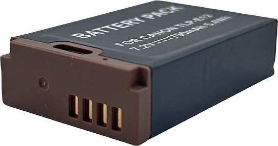 Image du produit Acconic Batterie avec entrée USB-C pour Canon M50 EOS-M50 LP-E12 (Batterie)