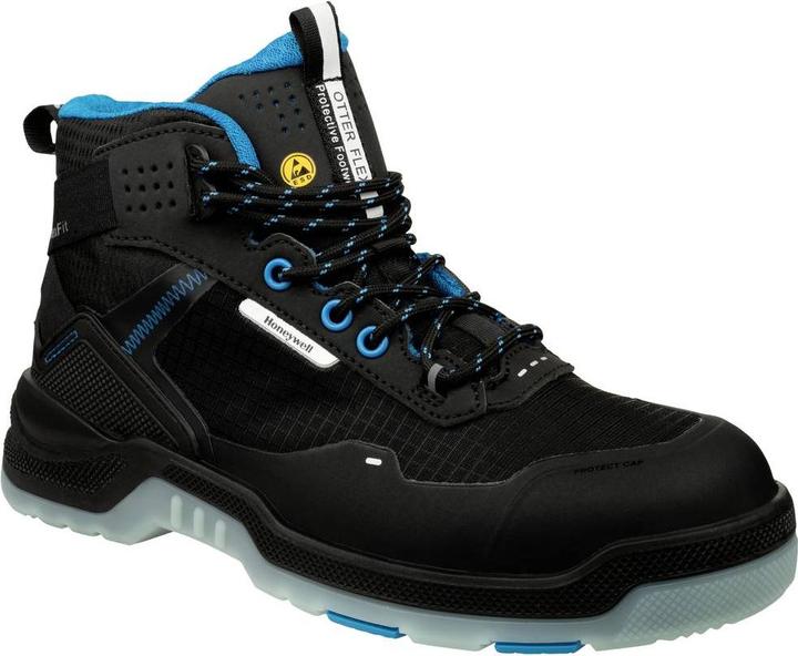 Otter Breather Mid 6551626-44/7 ESD Sicherheitsstiefel S3 Schuhgrösse (EU): 44 Schwarz 1 Paar (S3, 44)