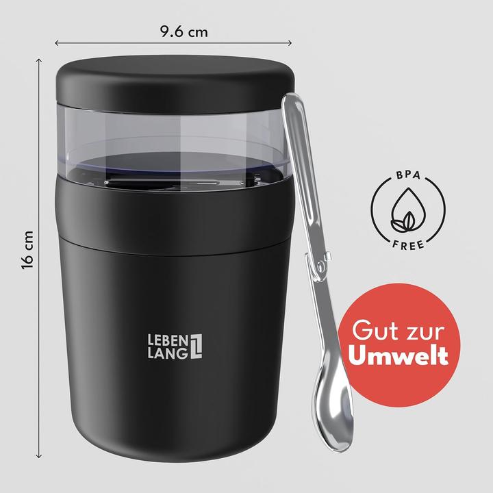 Produktbild Lebenlang Müslibecher To Go mit Löffel