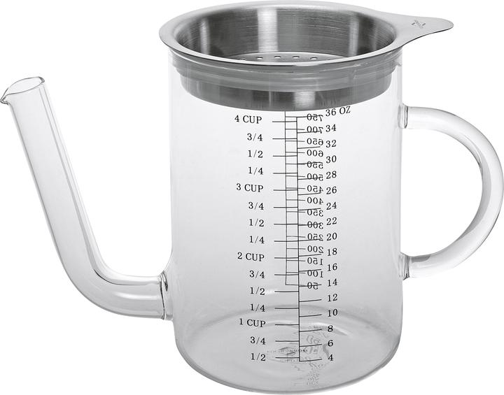 Image du produit Küchenprofi Séparateur de graisse 1l avec tamis en inox (700 ml)
