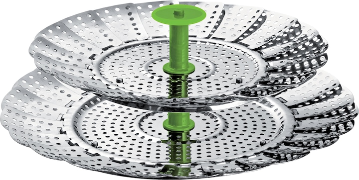 Inserto per il vapore (22 cm, Materiale sintetico, Metallo)