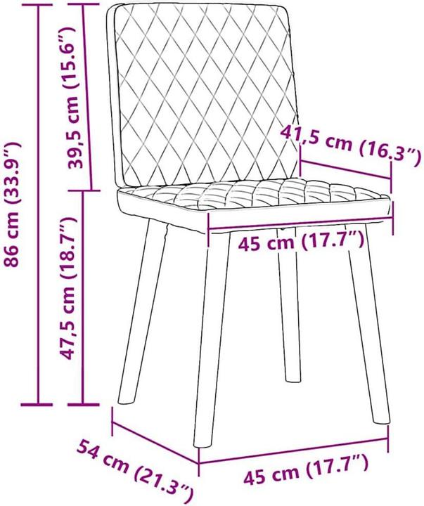 Image du produit vidaXL Esszimmerstuhl