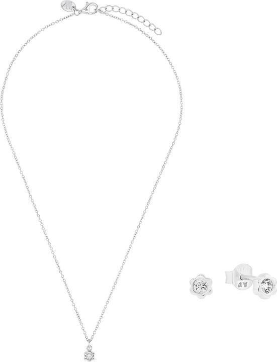 Prinzessin Lillifee Multisets für Mädchen, 925 Sterling Silber, Zirkonia synth. | Geburtsstein (Silber 925)