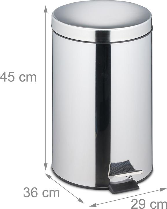 Produktbild Relaxdays Mülleimer (20 l)