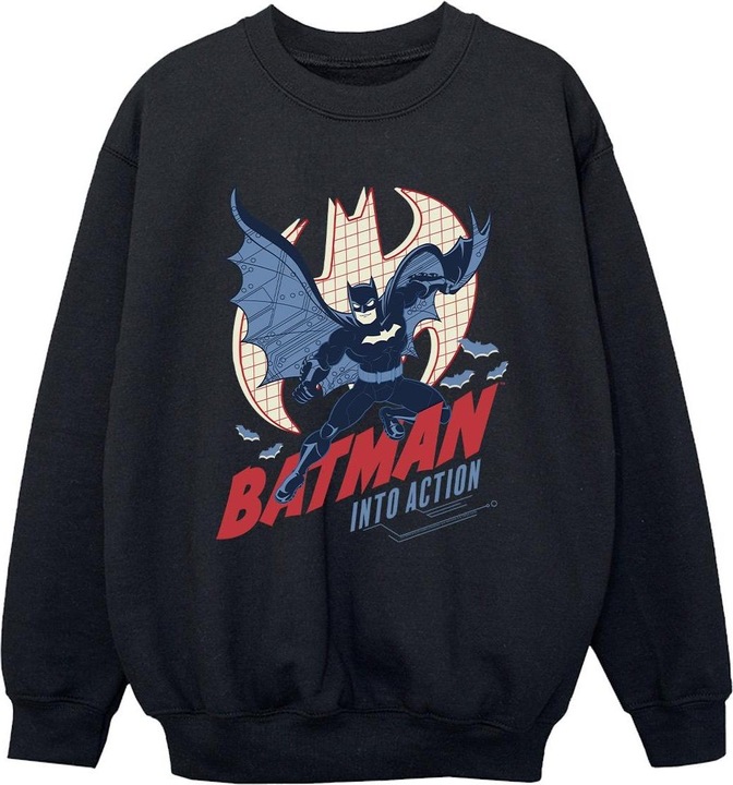 Actual product image Boys Batman Into Action Sweatshirt (116)