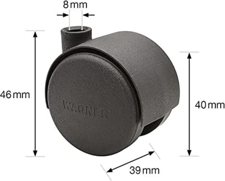 Image du produit Wagner System Roulettes doubles