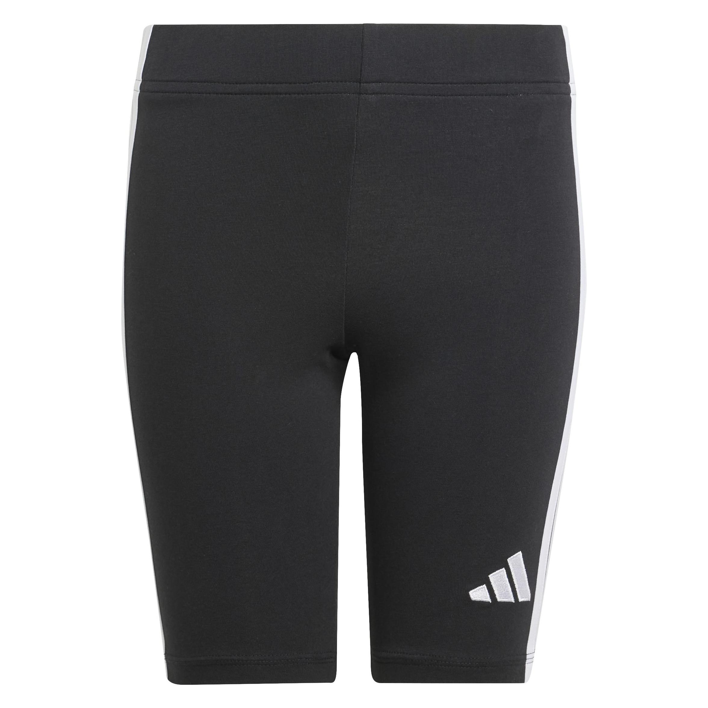 Adidas, Mädchen, Tights, Jg 3S Sh Leg Black/White Grösse, 170 (170), Schwarz
