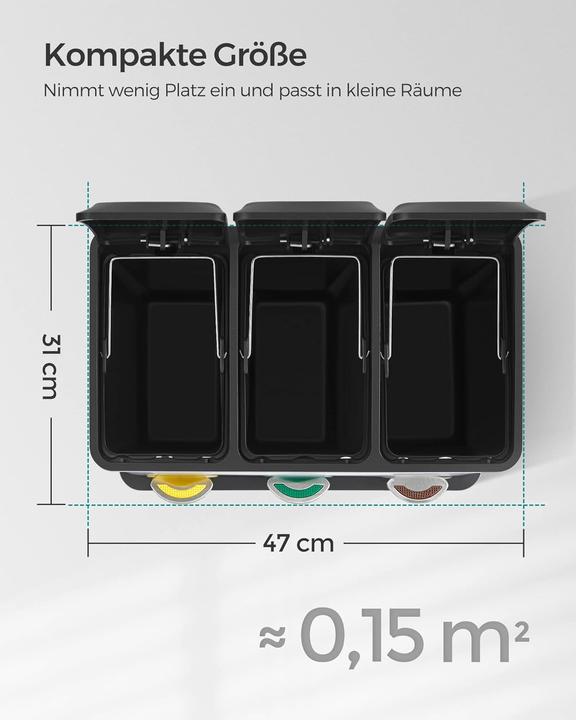Produktbild Songmics Mülleimer (24 l)
