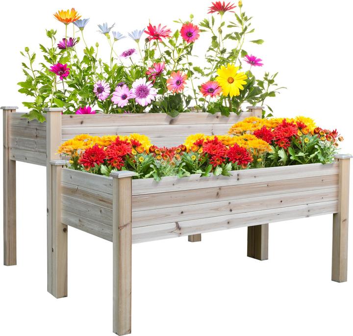 Immagine prodotto Outsunny Letto rialzato a 2 gradini