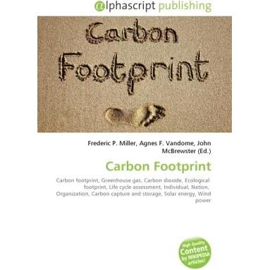 Thumbnail - Carbon Footprint, Fachbücher von Agnes F. Vandome, Frederic P. Miller, John McBrewster