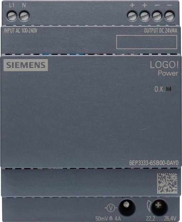 Actual product image Siemens DIN-rail power supply unit (DIN-rail