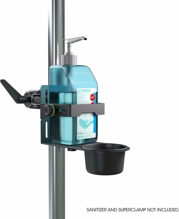 Actual product image Gravity MS 23 DIS 01 B Height-adjustable disinfectant stand
