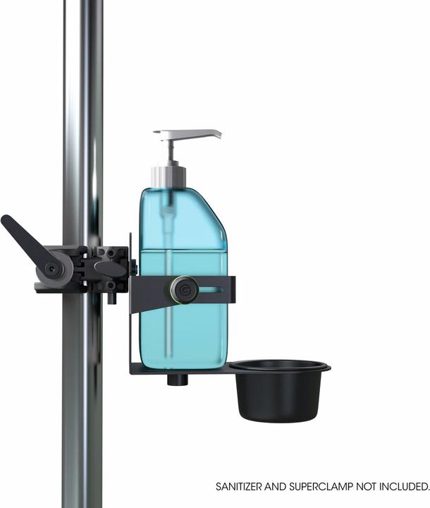 Actual product image Gravity MS 23 DIS 01 B Height-adjustable disinfectant stand