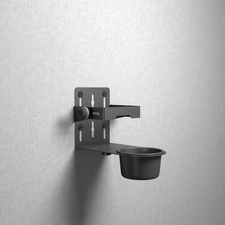 Actual product image Gravity MS 23 DIS 01 B Height-adjustable disinfectant stand