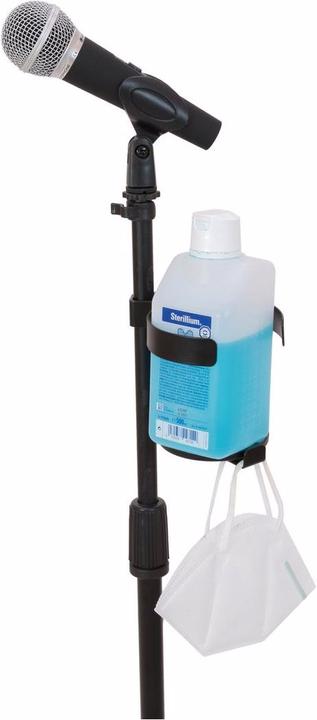 Actual product image Omnitronic Set microphone stand for disinfectant, black