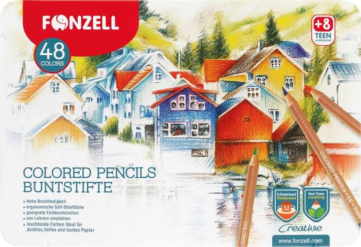 Produktbild Fonzell Farbstifte Creative in Metallschachtel (48x)
