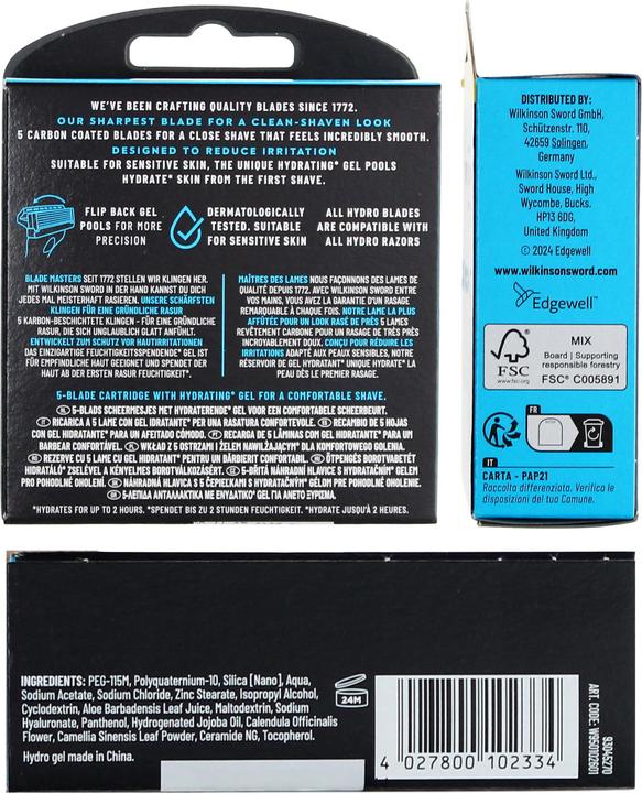 Immagine prodotto Wilkinson Sword Hydro5 (12 x)