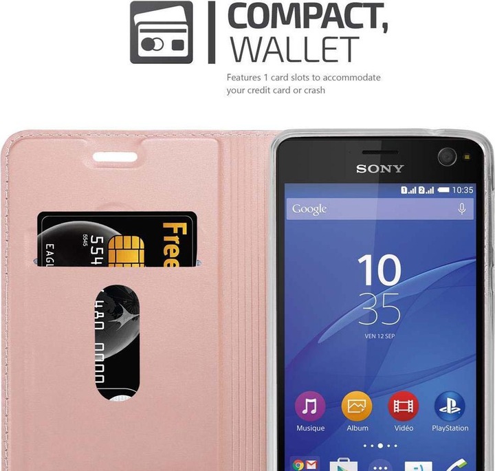 Productafbeelding Cadorabo Boek Classy Style Cover (Xperia C4)