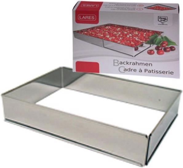 Produktbild Lares Backrahmen Caro 25x46x4,7cm Edelstahl